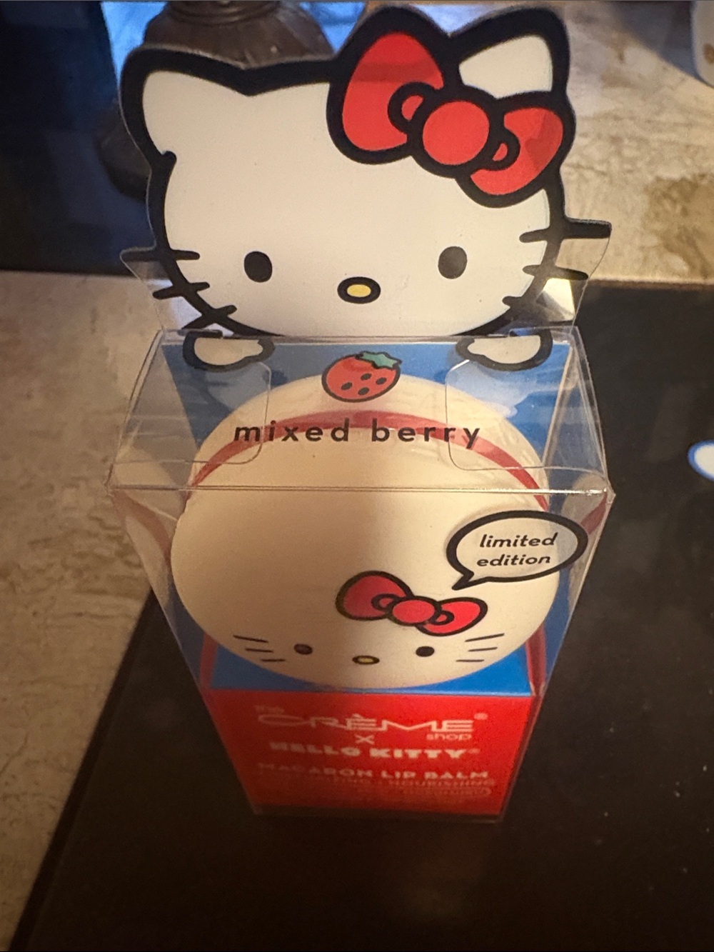 Crème Shop x Sanrio Macaron Lip Balm Trio - Pink, White, Cream - Picture 3 of 6